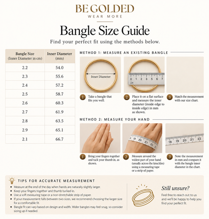 Naksh Bangle | Bangle Size