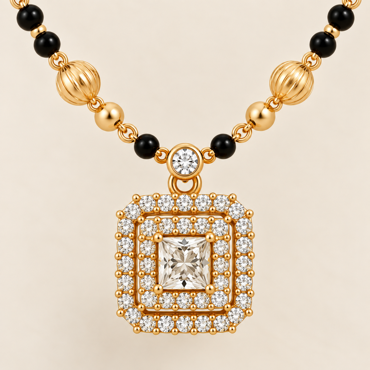 Cora Mangalsutra | Yellow