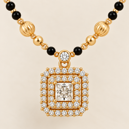 Cora Mangalsutra | Yellow