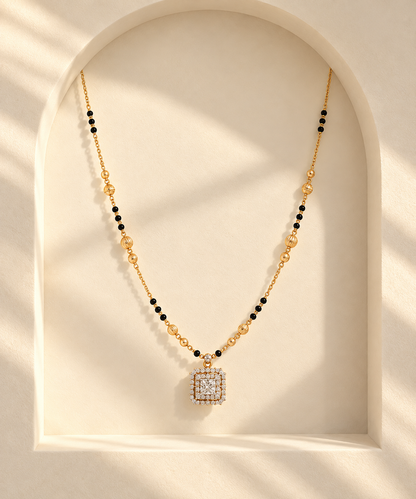 Cora Mangalsutra | Yellow