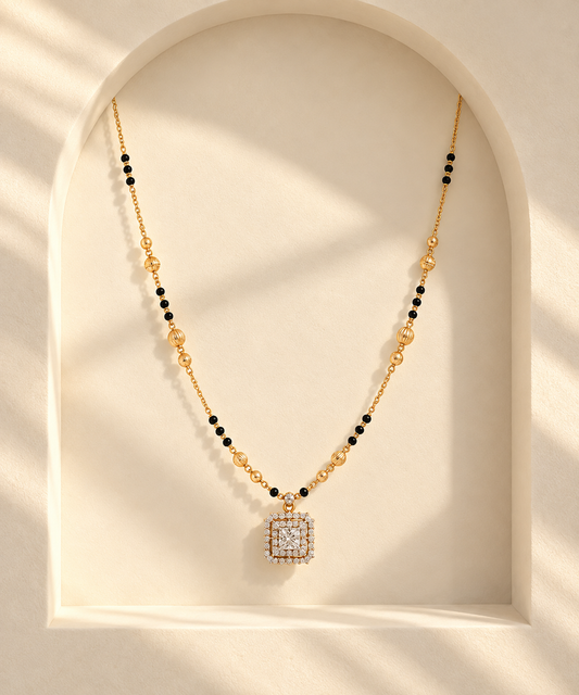 Cora Mangalsutra | Yellow