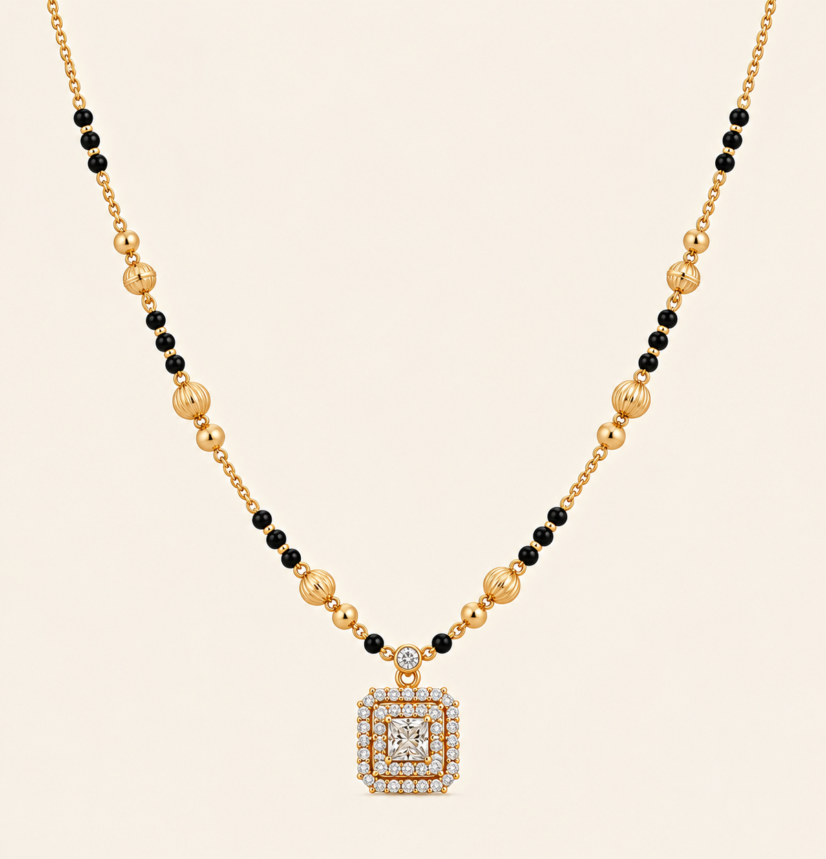 Cora Mangalsutra | Yellow