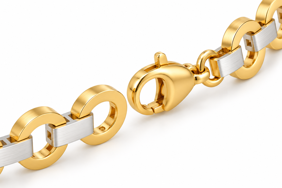 Linx Chain Bracelet | Yellow & White