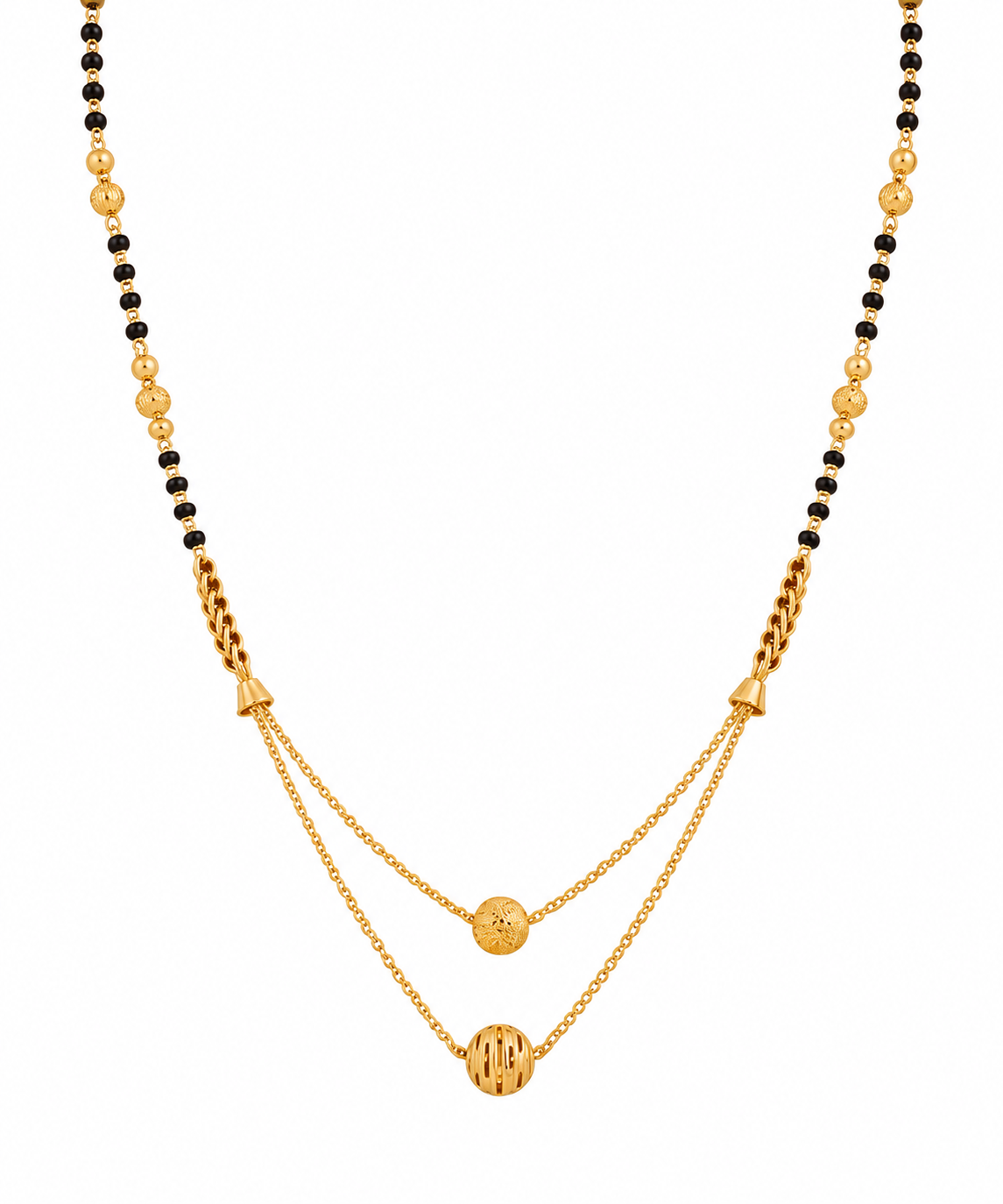 Duo Mangalsutra | Yellow
