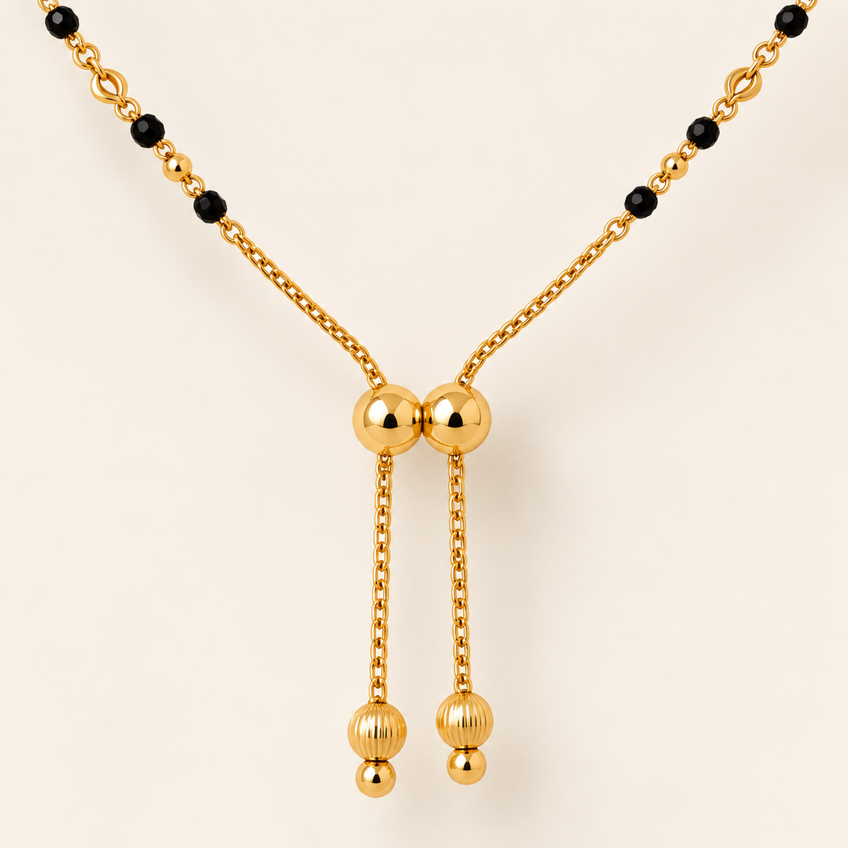 Twin Mangalsutra | Yellow