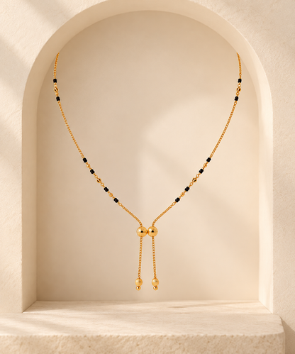 Twin Mangalsutra | Yellow
