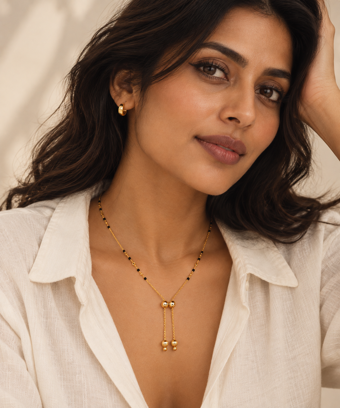 Twin Mangalsutra | Yellow