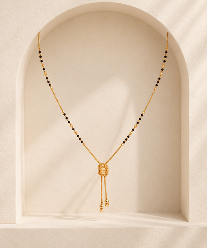 Knot Mangalsutra | Yellow