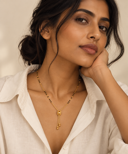 Knot Mangalsutra | Yellow