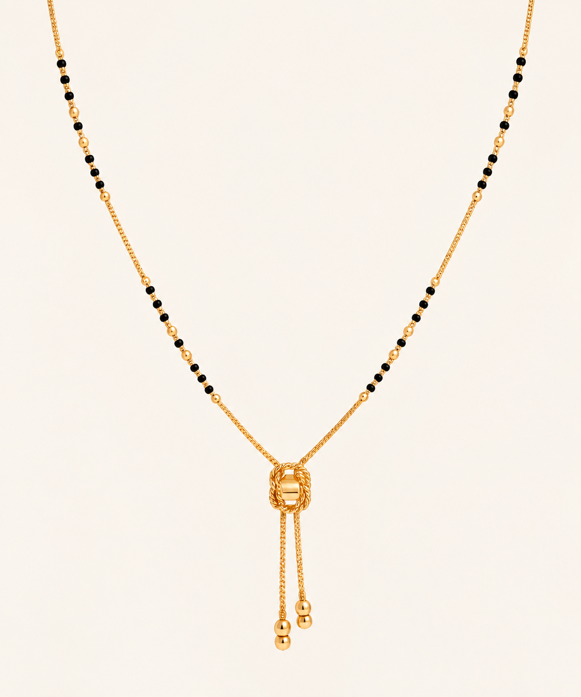 Knot Mangalsutra | Yellow