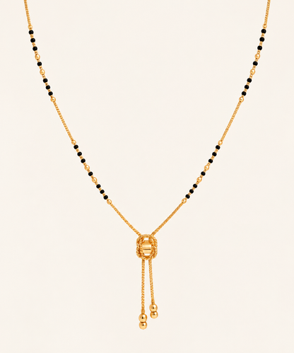 Knot Mangalsutra | Yellow