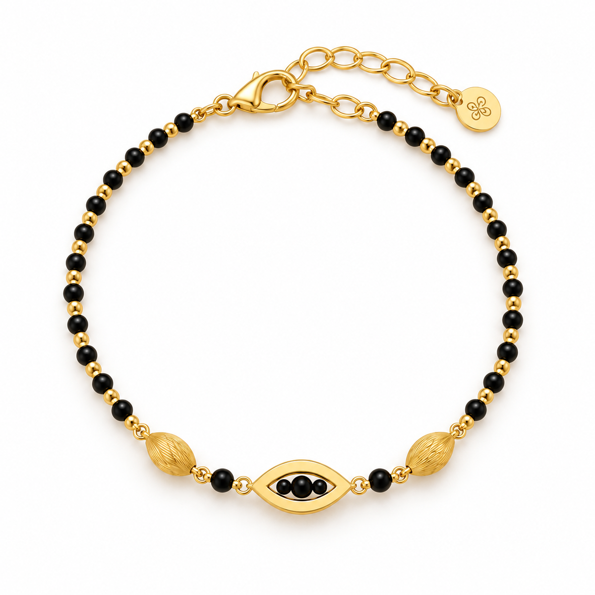 Evil Eye Mangalsutra Bracelet | Yellow