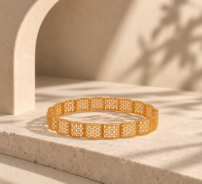 Naksh Bangle | Yellow
