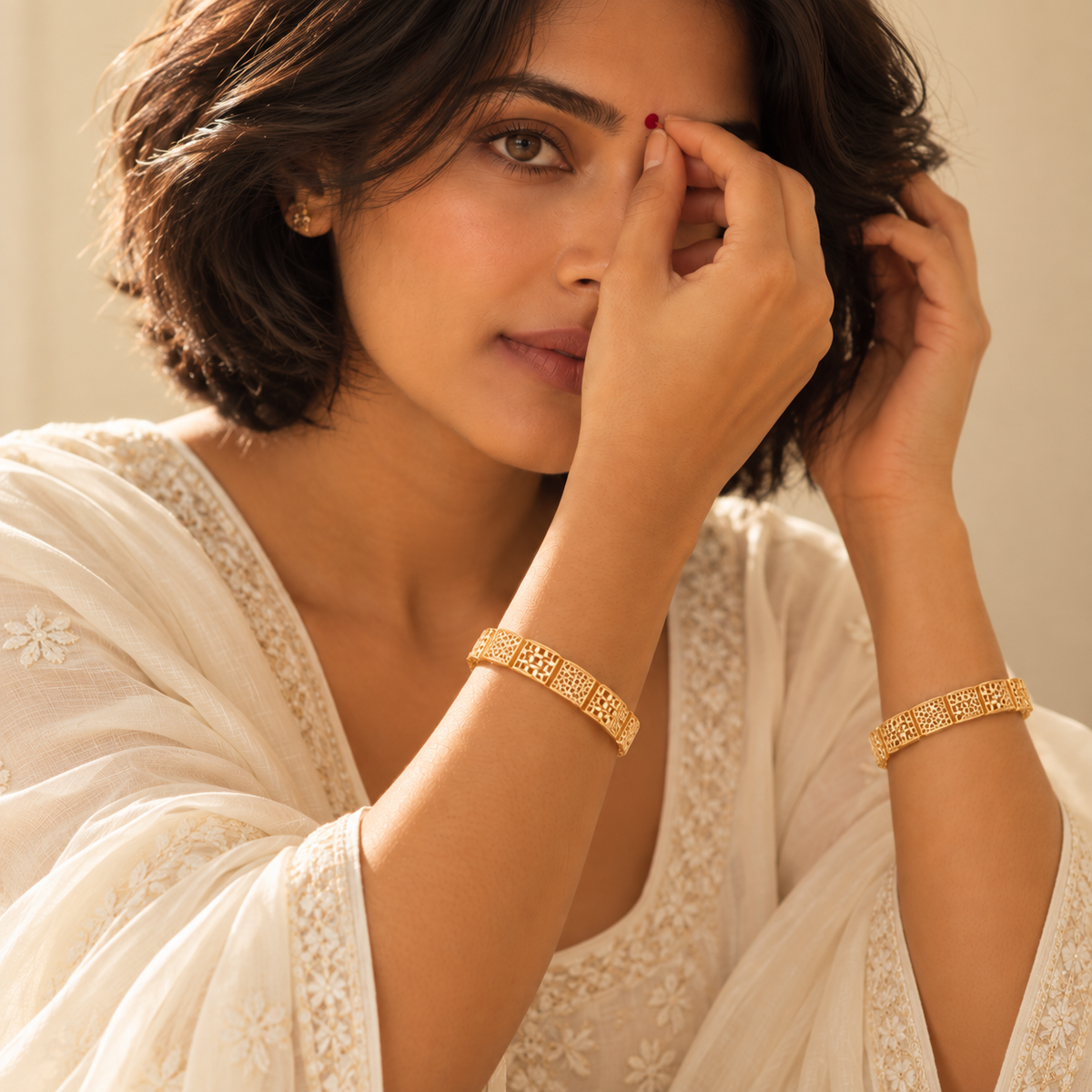 Naksh Bangle | Yellow