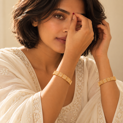 Naksh Bangle | Yellow