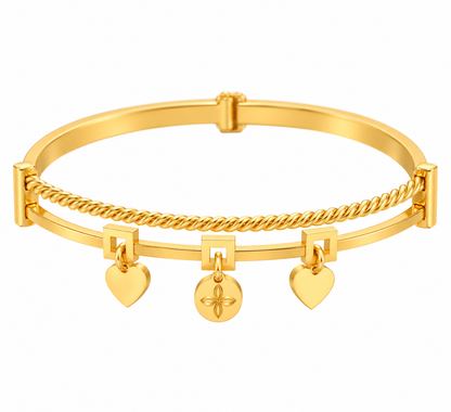 Cora Oval Bracelet | Yellow