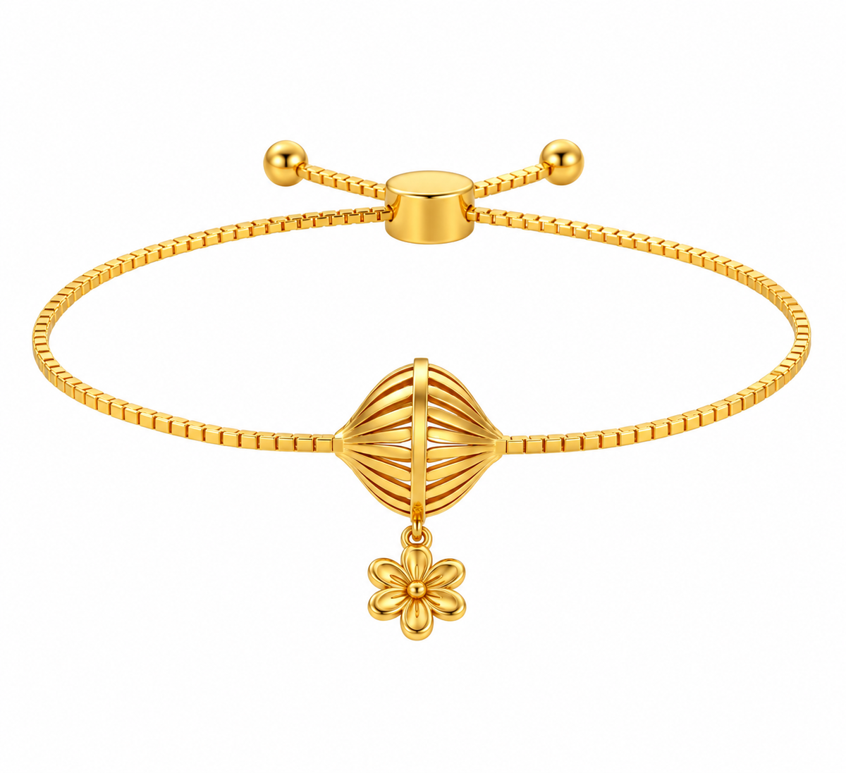 Orb Adjustable Bracelet | Yellow