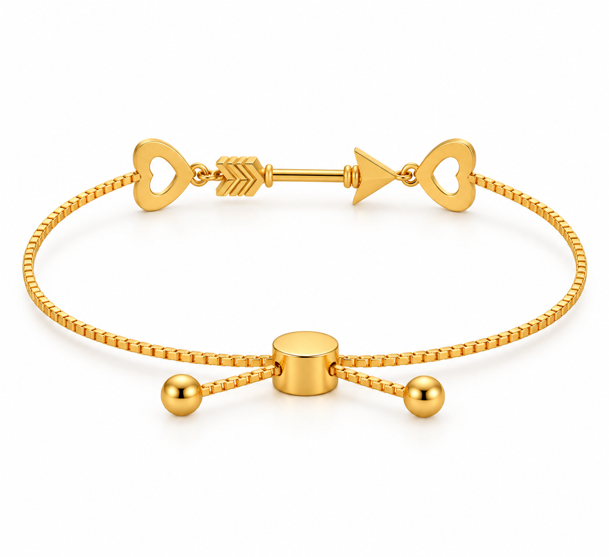 Cupid Adjustable Bracelet | Yellow