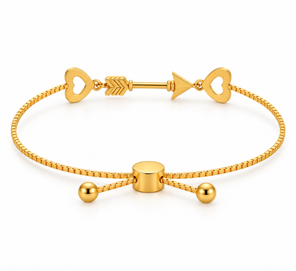 Cupid Adjustable Bracelet | Yellow