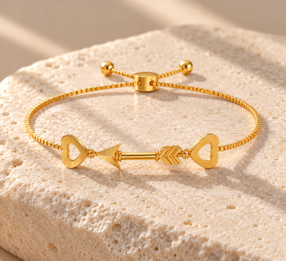 Cupid Adjustable Bracelet | Yellow