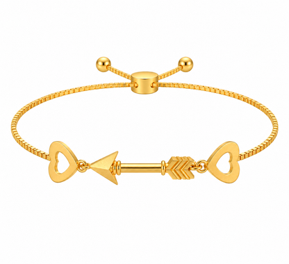 Cupid Adjustable Bracelet | Yellow