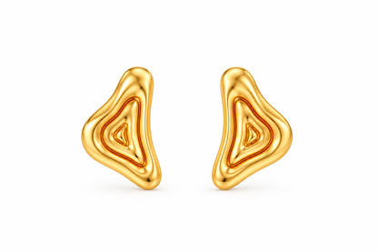 Terra Stud Earrings | Yellow