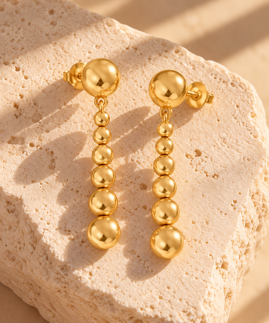 Gradia Dangler Earrings | Yellow