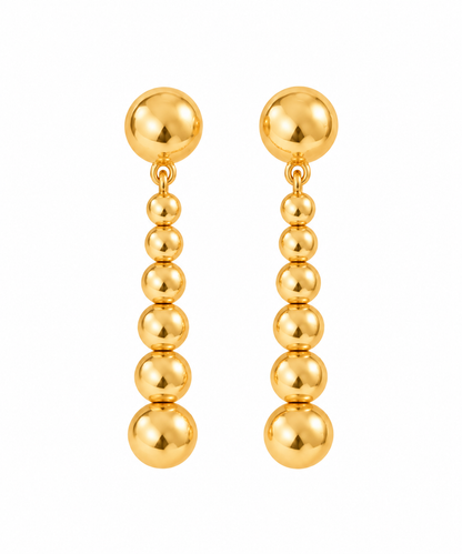 Gradia Dangler Earrings | Yellow