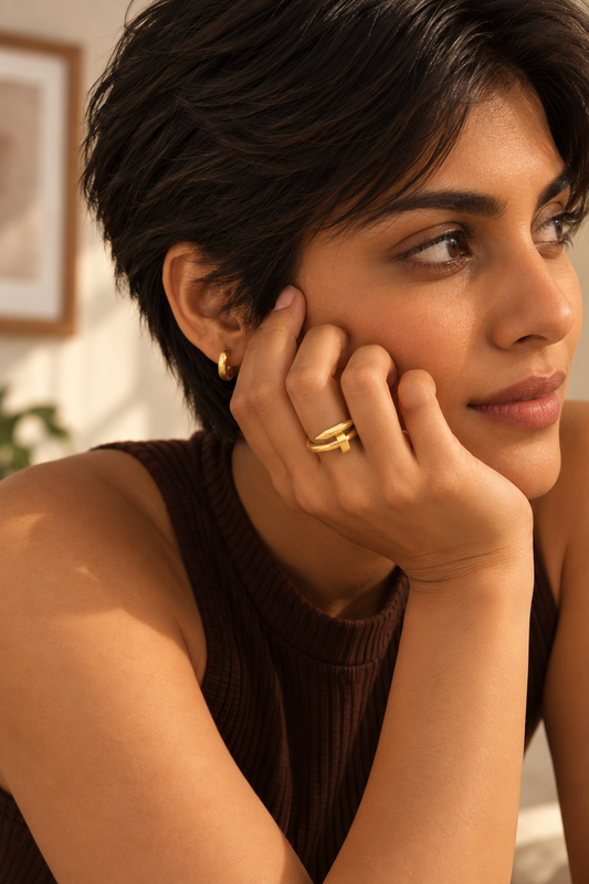 Nail Ring | Yellow