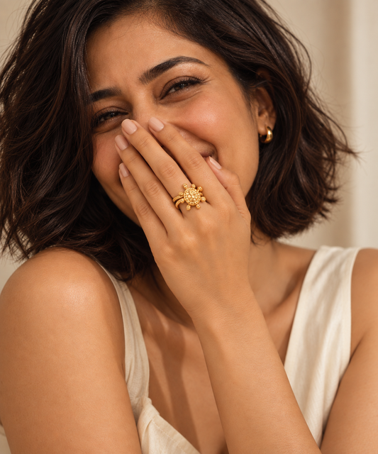 Kurma Ring | Yellow