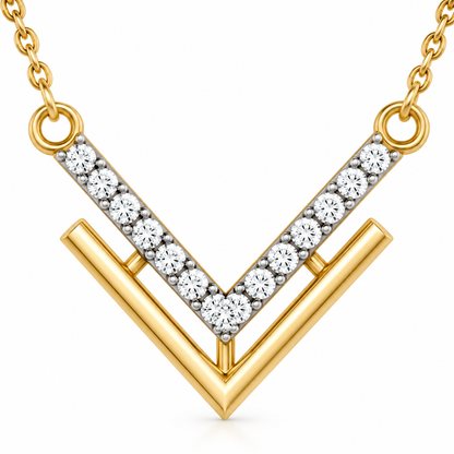 Align Mangalsutra | Yellow
