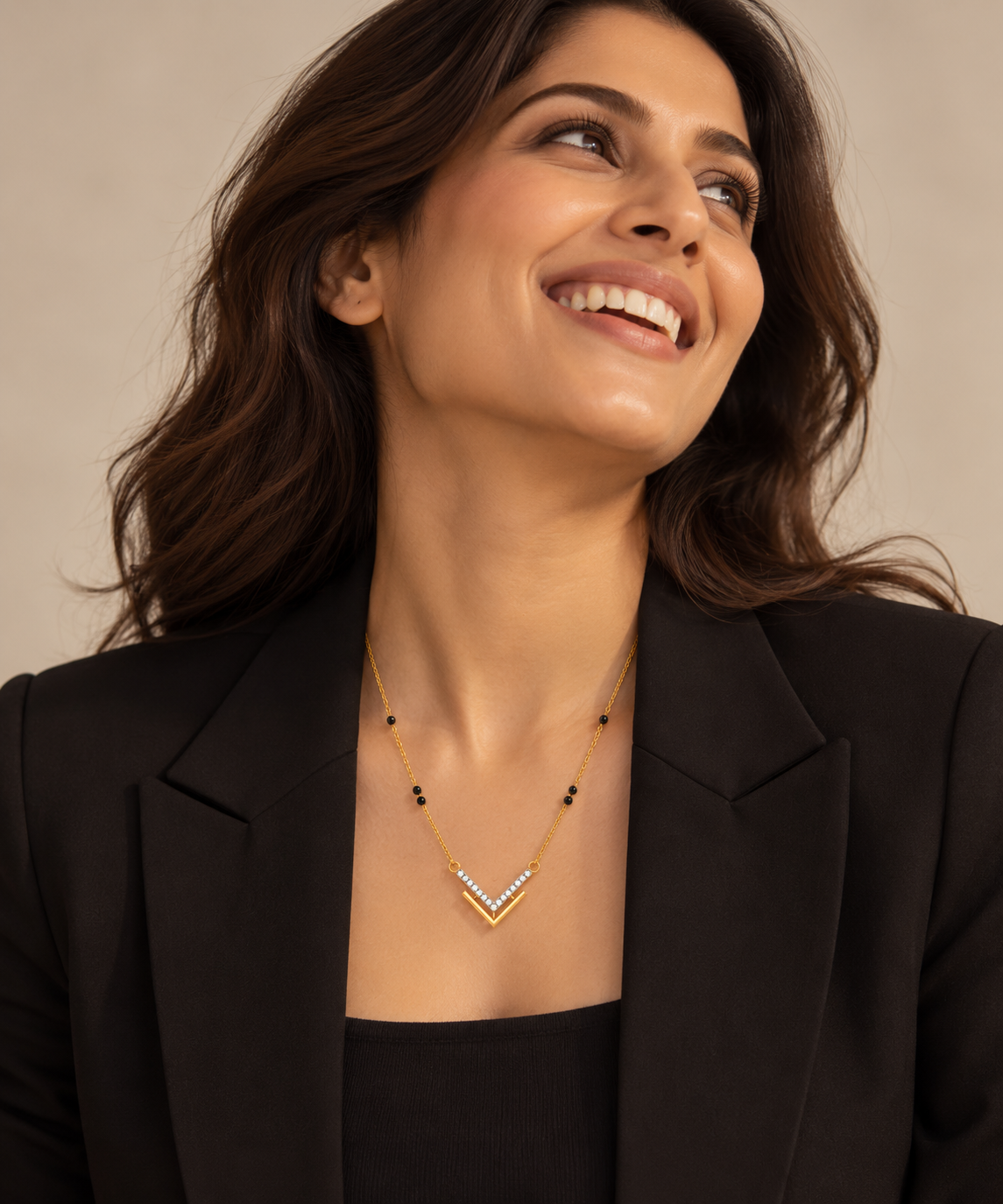 Align Mangalsutra | Yellow