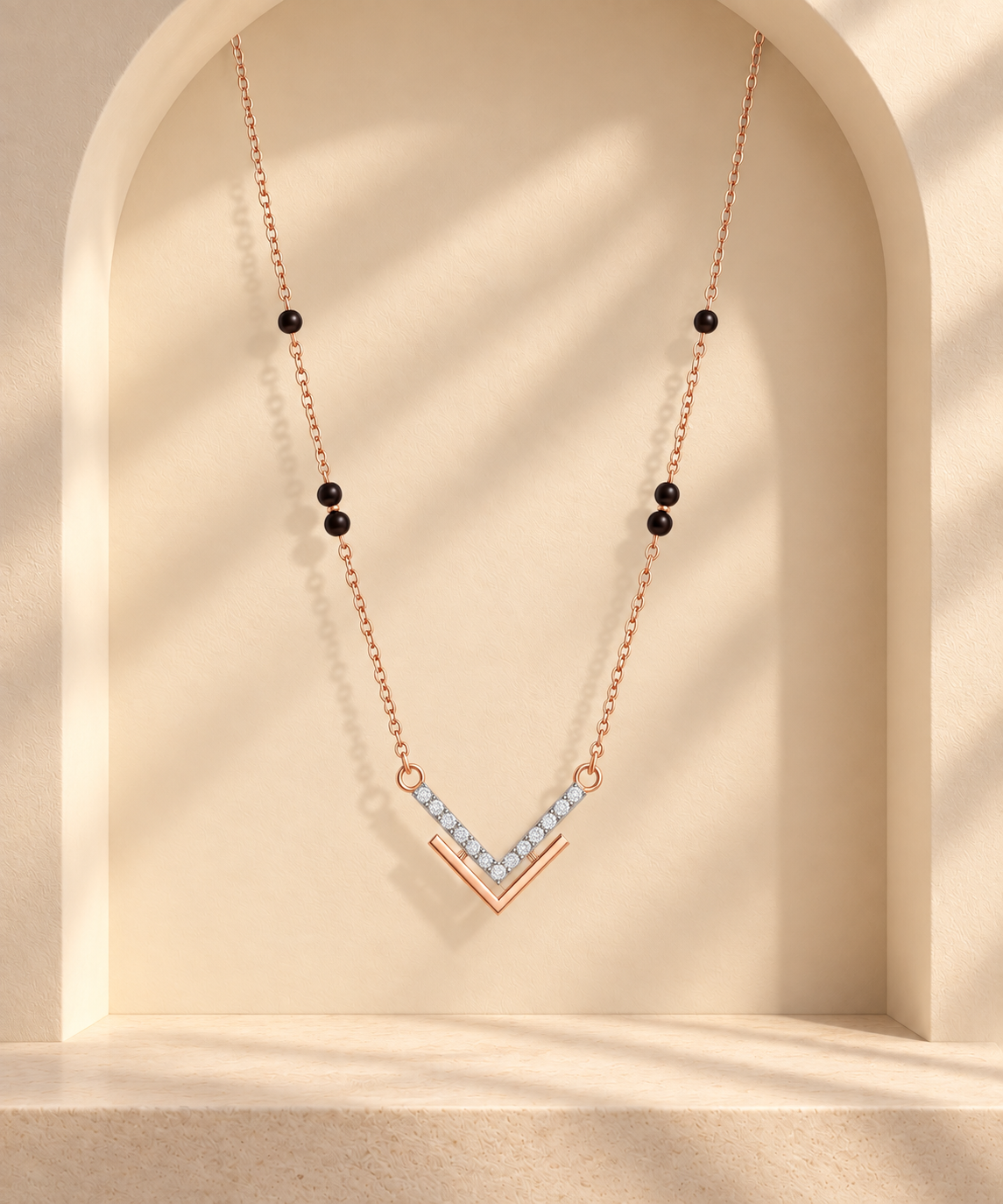 Align Mangalsutra | Rose