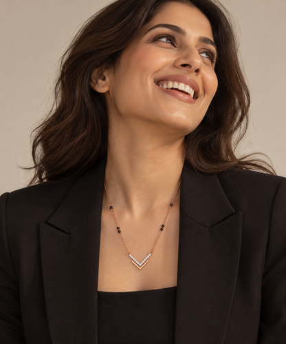 Align Mangalsutra | Rose