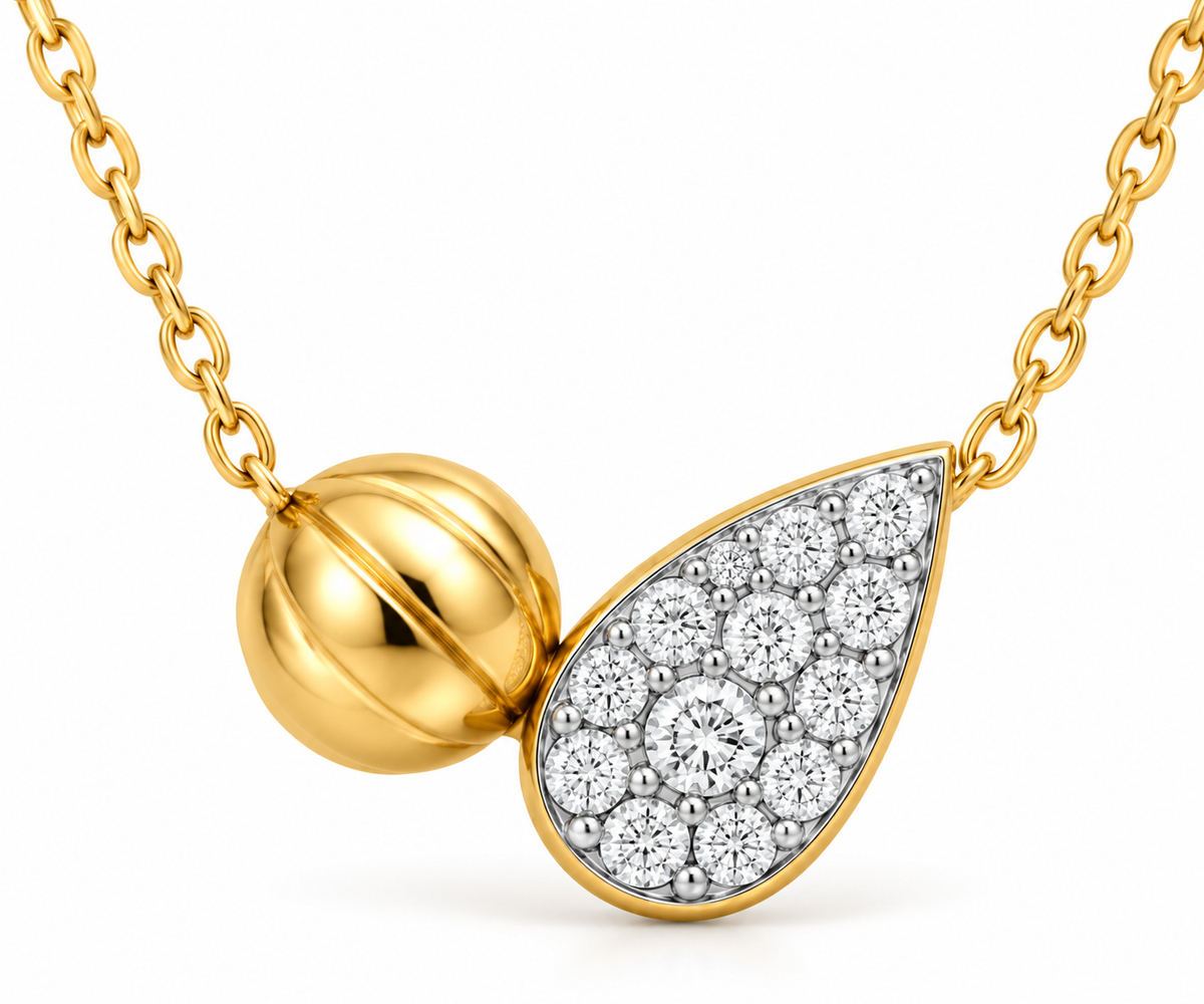 Olive Mangalsutra | Yellow