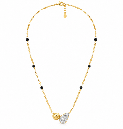 Olive Mangalsutra | Yellow