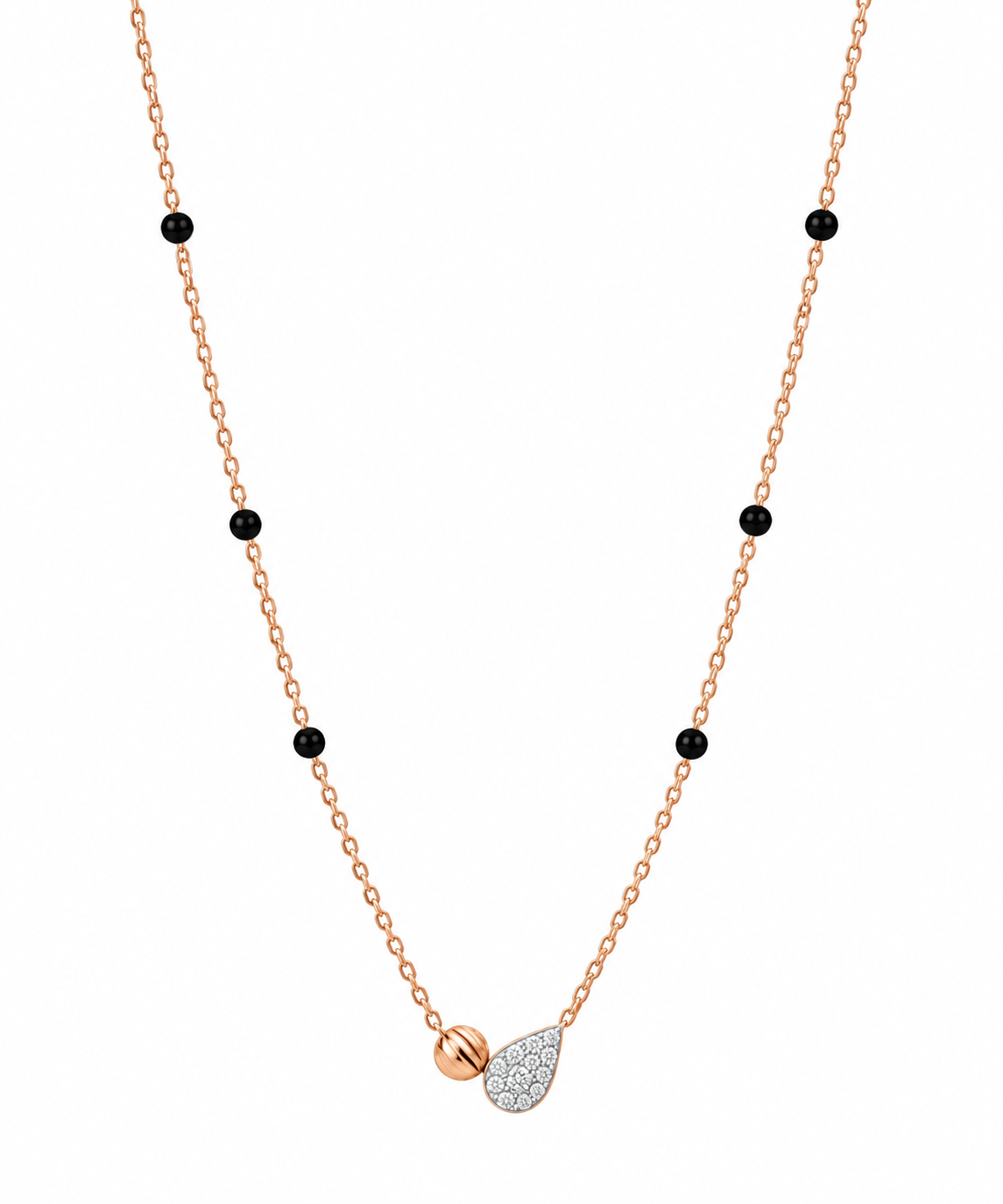 Olive Mangalsutra | Rose